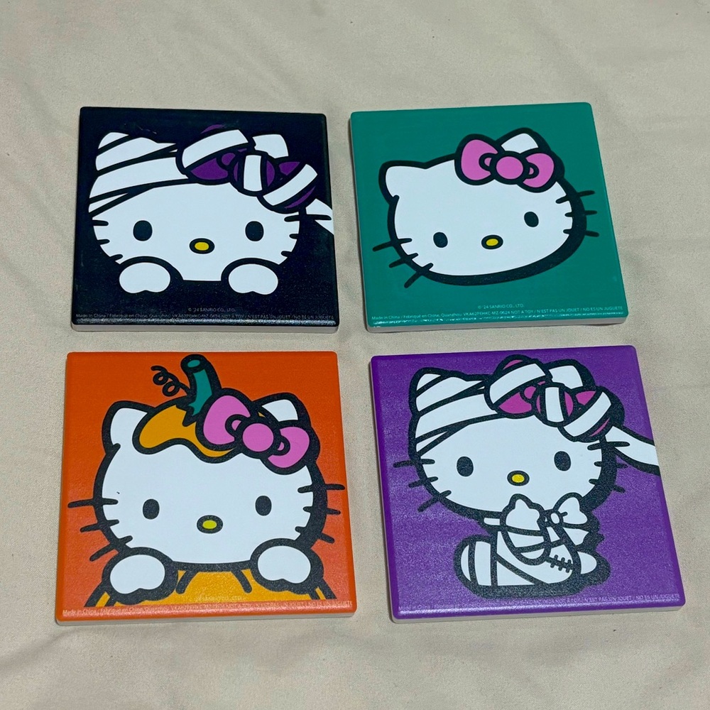Hello Kitty Halloween Ceramic Coasters